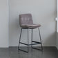 Scandinavian Armless Beauty Salon Stool Matte Finish Upholstered Bar Stools Clearhalo 'Bar Furniture' 'Bar Stools' 'bar_stools' 'furn' 'furn_bar_stools' 'Furniture' 'furniture_bar_stools' 'Kitchen & Dining Furniture' 1200x1200_1fc61212-e7fa-4324-bc9b-a56272fbfa79