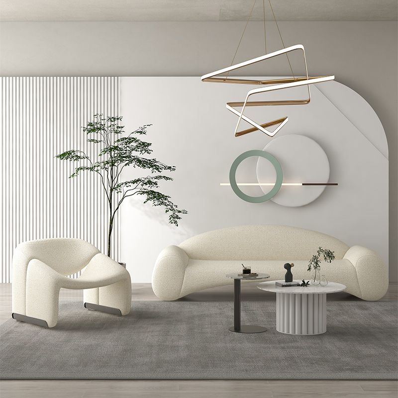 Scandinavian Seating White Cushions Standard Recessed Arm Living Room Sofa Clearhalo 'furn' 'furn_sofas' 'Furniture' 'Living Room Furniture' 'Sofa' 'sofas' 1200x1200_1fc638d9-5e76-44d1-ac5f-82d4774a9962