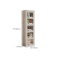 Wooden Standard Bookshelf Contemporary White Bookcase with Doors Clearhalo 'Bookcases' 'furn' 'furn_bookcases' 'Furniture' 'Office Furniture' 1200x1200_1fc6ef9b-d2a2-4ae7-8e83-08e1b69c5907