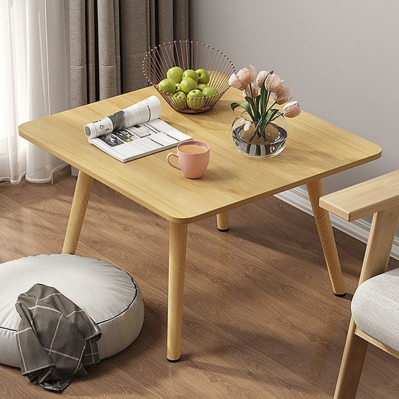 Modern Style Wood Color Solid Wood Base White/wood Color Density Board Top Coffee Table Clearhalo 'Coffee & Accent Tables' 'Coffee Tables' 'coffee_tables' 'furn' 'furn_coffee_tables' 'Furniture' 'furniture_coffee_tables' 'Living Room Furniture' 1200x1200_1fc94844-1df4-4c9f-8af2-58d3a6baabfc