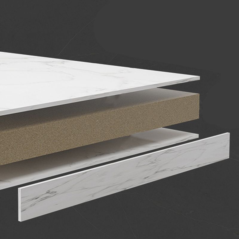 Stone Rectangle Contemporary Coffee Table 4 Legs Coffee Table Clearhalo 'Coffee & Accent Tables' 'Coffee Tables' 'coffee_tables' 'furn' 'furn_coffee_tables' 'Furniture' 'Living Room Furniture' 1200x1200_1fc9a417-0bd3-43c6-b800-ceea2e39a141