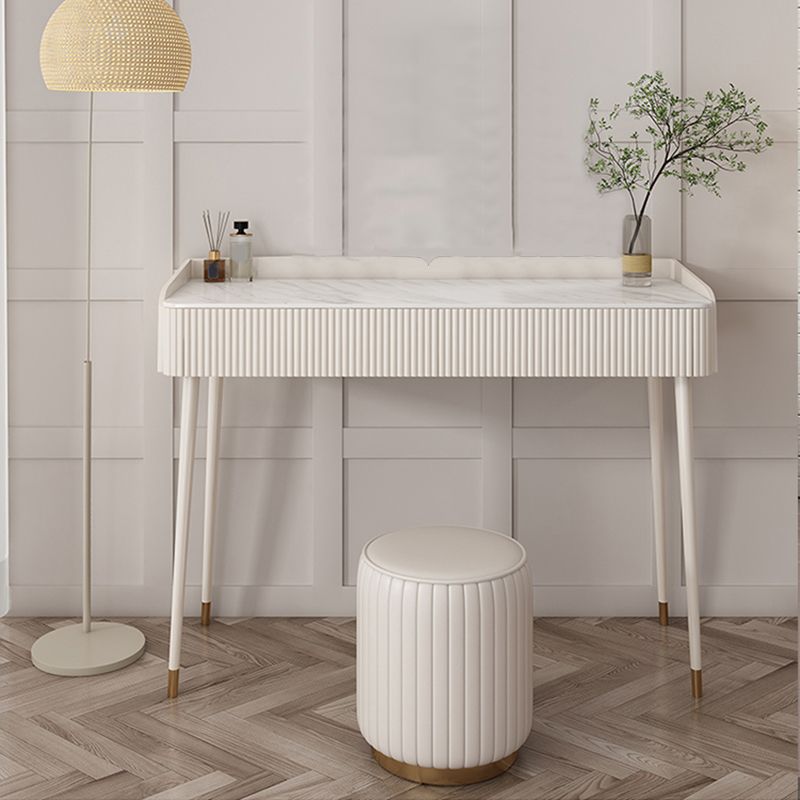 Modern Makeup Vanity Table for Bedroom with Stool Set 31.5" High