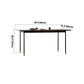 Traditional Luxury Style Dining Table Brown Rectangle Solid Wood Table with 4 Legs Clearhalo ' dining_table' 'Dining Tables & Seating' 'Dining Tables' 'furn' 'furn_dining_table' 'Furniture' 'furniture_dining_table' 'Kitchen & Dining Furniture' 'kitchen&dining_furn' 'kitchen' 'kitchen_dining_table' 1200x1200_1fcbd202-ec9e-41d5-ab88-b3f6e3bb64d4