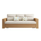32" Wide Scandinavian Sofa Bed Pillow Included Wood Sleeper Sofa