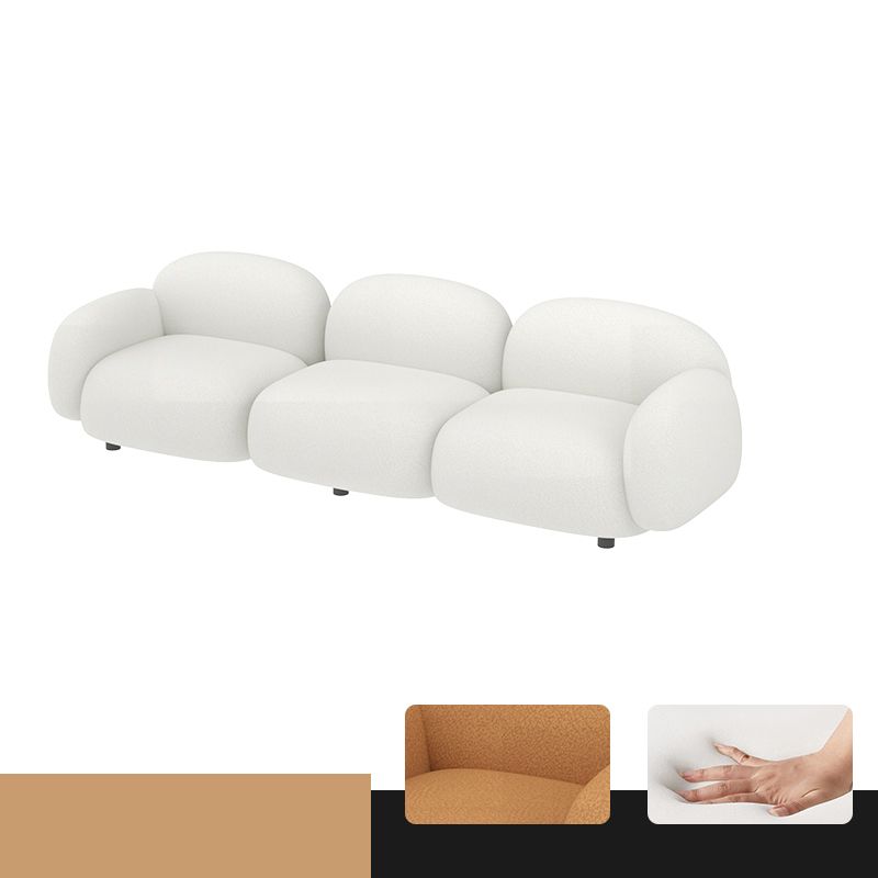 現代的な27.56 "Hフェイクレザースクエアアームソファリビングルーム