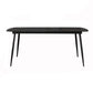Rectangle Industrial Dining Room Table Sintered Stone Table with 4 Black Metal Legs Clearhalo ' dining_table' 'Dining Tables & Seating' 'Dining Tables' 'furn' 'furn_dining_table' 'Furniture' 'furniture_dining_table' 'Kitchen & Dining Furniture' 'kitchen&dining_furn' 'kitchen' 'kitchen_dining_table' 1200x1200_1fcd3574-c99a-4d77-b265-d91b7885a78f