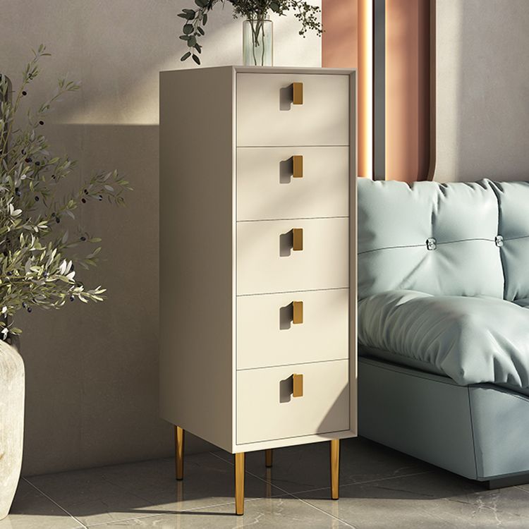 Cómoda de madera maciza con cajones Cómoda contemporánea con patas para dormitorio