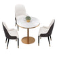 1/2/3/4/5 Pcs Metal Glam Dining Room Set with Round Table Dinette Set Clearhalo 'Dining Room Sets' 'Dining Tables & Seating' 'dining_room_set' 'furn' 'furn_dining_room_set' 'Furniture' 'furniture_dining_room_set' 'Kitchen & Dining Furniture' 'kitchen&dining_furn' 'kitchen' 1200x1200_1fd11de4-0b24-4c94-bed0-d13fada6b29b