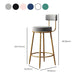 Industrial Velvet Counter & Bar Stools Matte Finish Indoor Stools Clearhalo 'Bar Furniture' 'Bar Stools' 'bar_stools' 'furn' 'furn_bar_stools' 'Furniture' 'Kitchen & Dining Furniture' 1200x1200_1fd29718-8869-4cb2-9b31-3caa75524037