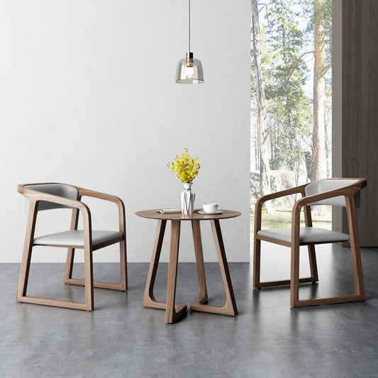 Traditional Solid Ash Wood Chairs Kitchen Dining Open Back Arm Chair Set Clearhalo ' kitchen&dining_furn' 'Dining Chairs' 'Dining Tables & Seating' 'dining_chair' 'furn' 'furn_dining_chair' 'Furniture' 'furniture_dining_chair' 'Kitchen & Dining Furniture' 'kitchen' 1200x1200_1fd4da88-1b76-4447-bdba-705614e2f4c3