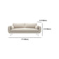33.46" High Velvet Sofa with 2 Pillows Contemporary Square Arm Sofa