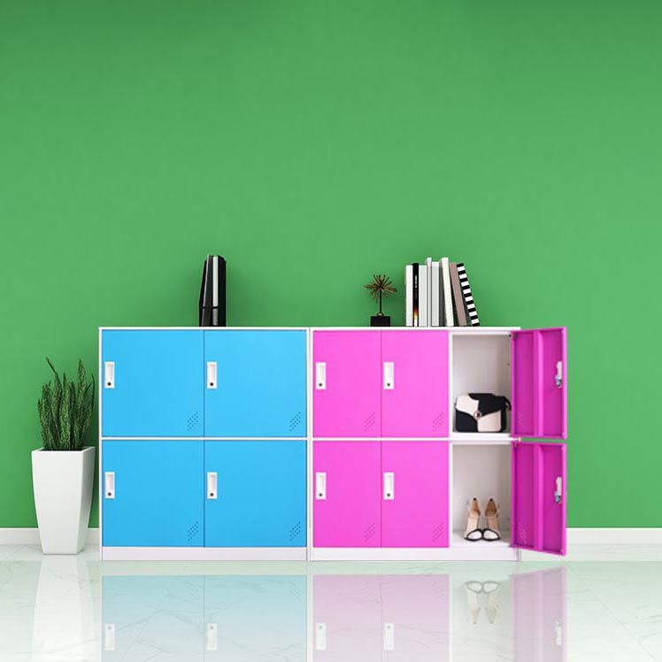 Non-Hanging Armoire with Lock Contemporary Storage Cabinet for Home