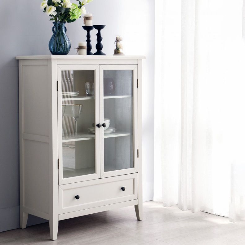 Credenza da cucina con cornice in rovere contemporanea per sala da pranzo