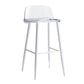 Nordic Armless Backrest Counter Stool Iron Cafe Bar Stool with Acrylic Seat Clearhalo 'Bar Furniture' 'Bar Stools' 'bar_stools' 'furn' 'furn_bar_stools' 'Furniture' 'furniture_bar_stools' 'Kitchen & Dining Furniture' 1200x1200_1fdd9302-a465-4083-9067-aef084fade20