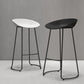 Industrial Armless Bar Stool Plastic Dining Stool with Metal Base Clearhalo 'Bar Furniture' 'Bar Stools' 'bar_stools' 'furn' 'furn_bar_stools' 'Furniture' 'Kitchen & Dining Furniture' 1200x1200_1fdf3b86-5c9b-4e9c-bbfb-09427640c3ea