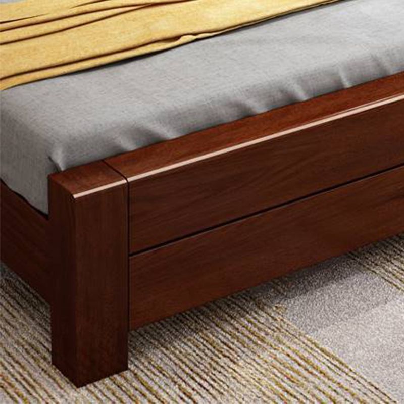 84.65 inch Wide Traditional Panel Bed Walnut Bed with Headboard Clearhalo 'Bedroom Furniture' 'Beds' 'furn' 'furn_beds' 'Furniture' 1200x1200_1fe0f4c0-5874-488a-82a8-1ffef3529b6d