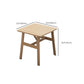Contemporary Rectangular Wooden Dining Table with 4 Metal Foot Clearhalo 'Dining Tables & Seating' 'Dining Tables' 'dining_table' 'furn' 'furn_dining_table' 'Furniture' 'Kitchen & Dining Furniture' 1200x1200_1fe338ad-89ce-4c60-afdc-88d9d78a90bc