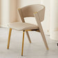 Home Indoor Side Chair Glam Upholstered Armless Chair in Beige