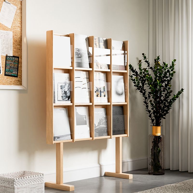 Modern Style Closed Back Bookshelf Solid Wood Bookcase with Shelves Clearhalo 'Bookcases' 'furn' 'furn_bookcases' 'Furniture' 'Office Furniture' 1200x1200_1fe7b044-ffd6-493a-a198-58a4abab6d05