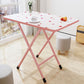 Modern Rectangle Folding Table 31.5"L Wooden Home Dining Room Table