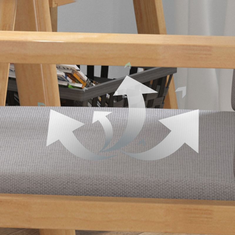 Indoor Contemporary Arm Chair Solid Back Wood Upholstered Single Dining Room Chair Clearhalo ' kitchen&dining_furn' 'Dining Chairs' 'Dining Tables & Seating' 'dining_chair' 'furn' 'furn_dining_chair' 'Furniture' 'furniture_dining_chair' 'Kitchen & Dining Furniture' 'kitchen' 1200x1200_1feec40c-a71c-4e99-9dd6-a64b699ad009