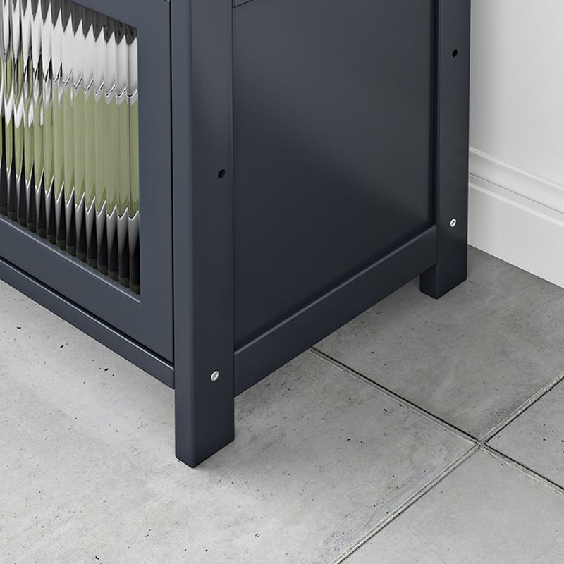 Server di cucina in bambù grigio moderno server per soggiorno