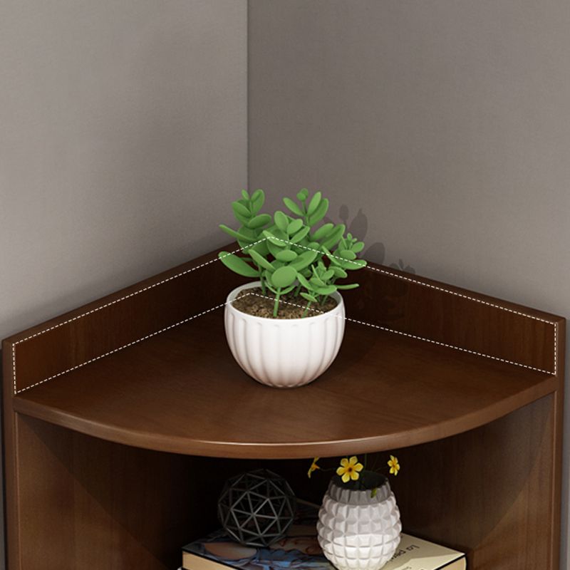 Contemporary 73.23"Tall Corner Chest, 4- Drawer Wood Accent Chest Clearhalo 'Cabinets & Chests' 'cabinets_chests' 'furn' 'furn_cabinets_chests' 'Furniture' 'Living Room Furniture' 1200x1200_1ff1b6c9-befb-4df4-a34e-d2aa72dc300d