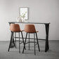 White Modern Style Rectangle Bar Table in Faux Marble and Metal Table Kitchen Bar Table Clearhalo 'Bar Furniture' 'Bar Tables' 'bar_tables' 'furn' 'furn_bar_tables' 'Furniture' 'furniture_bar_tables' 'Kitchen & Dining Furniture' 1200x1200_1ff27c75-90a5-4f6a-a8b9-44d0eb2ca7fb