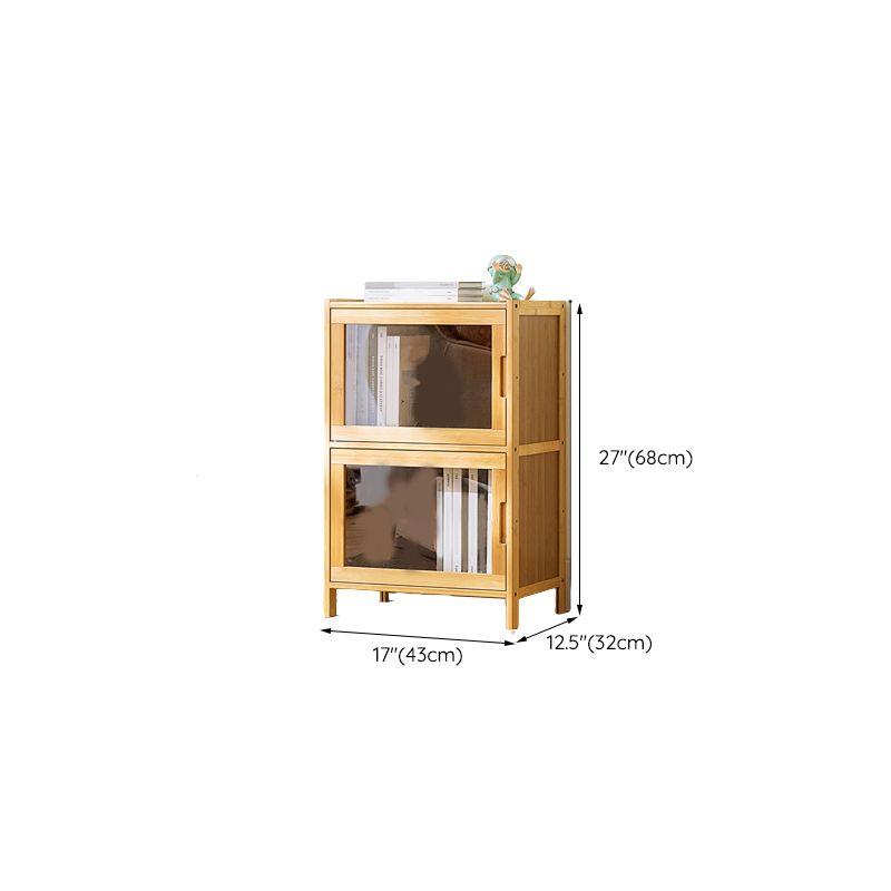 Scandinavian Accent Cabinet with Grooves Doors and Straight Legs Clearhalo 'Cabinets & Chests' 'cabinets_chests' 'furn' 'furn_cabinets_chests' 'Furniture' 'Living Room Furniture' 1200x1200_1ff3037e-192b-42fb-a03b-b4c8bbbc0ca1