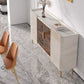 Tavolo a buffet in stile glam Credenza a buffet con armadi e cassetti