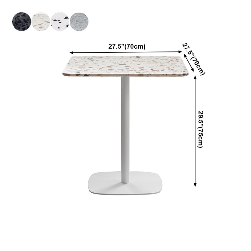 Metal Industrial Square Dining Table Cement Table for Kitchen and Dining Room Clearhalo ' dining_table' 'Dining Tables & Seating' 'Dining Tables' 'furn' 'furn_dining_table' 'Furniture' 'furniture_dining_table' 'Kitchen & Dining Furniture' 'kitchen&dining_furn' 'kitchen' 'kitchen_dining_table' 1200x1200_1ff64d86-060c-4648-b820-94039030b0c6