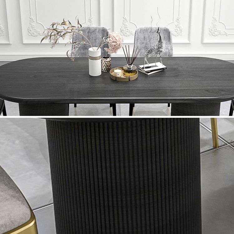 Solid Wood Contemporary Oval Dining Table Wood Top Dining Table for Kitchen Clearhalo ' dining_table' 'Dining Tables & Seating' 'Dining Tables' 'furn' 'furn_dining_table' 'Furniture' 'furniture_dining_table' 'Kitchen & Dining Furniture' 'kitchen&dining_furn' 'kitchen' 'kitchen_dining_table' 1200x1200_1ff6d730-9f92-4b2e-ad6f-c809a02947ec