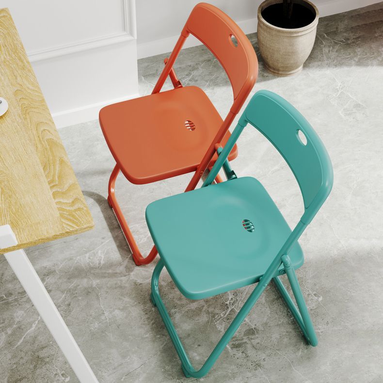 Contemporary Metal Dining Armless Chairs Plastic Open Back Dining Side Chair Clearhalo ' kitchen&dining_furn' 'Dining Chairs' 'Dining Tables & Seating' 'dining_chair' 'furn' 'furn_dining_chair' 'Furniture' 'furniture_dining_chair' 'Kitchen & Dining Furniture' 'kitchen' 1200x1200_1ff73dad-b4ad-4b7e-9c16-39f748bdf31c