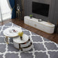Glam Marble TV Stand Console Enclosed Storage TV Media Stand with Doors for Living Room Clearhalo 'furn' 'furn_tv_stands_entertainment_centers' 'Furniture' 'Living Room Furniture' 'TV Stands & Entertainment Centers' 'TV Stands & Media Storage Furniture' 'tv_stands_entertainment_centers' 1200x1200_1ff758b2-a84d-4400-9140-2a857aa45cee