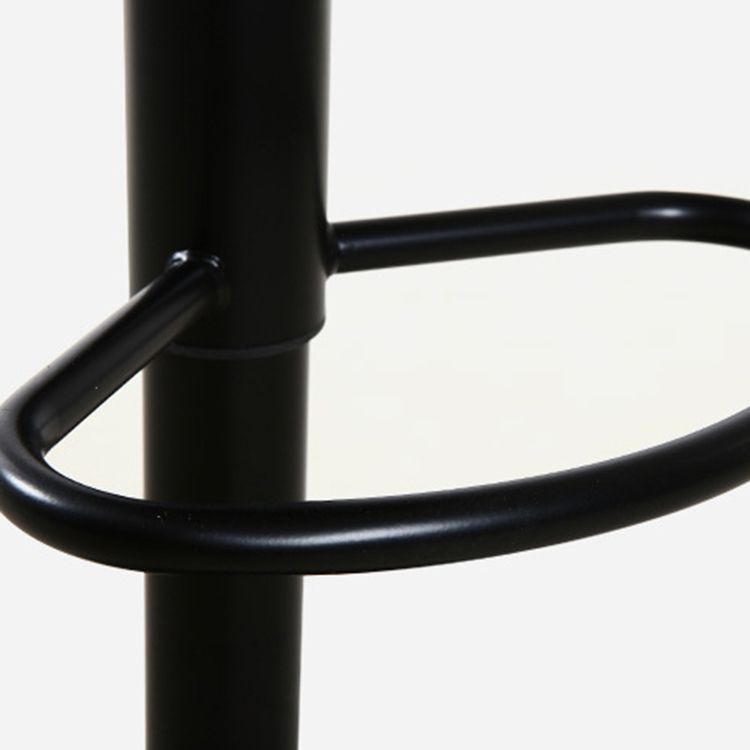 Industrial Metal Adjustable Swivel Barstool with Cushion 32" Height Bar Stool 1 Piece Clearhalo 'Bar Furniture' 'Bar Stools' 'bar_stools' 'furniture_bar_stools' 'Kitchen & Dining Furniture' 'kitchen&dining_furn' 'kitchen' 'kitchen_furn' Furniture' 1200x1200_1ff8e4c7-5ac1-4343-8fff-34de2daed775
