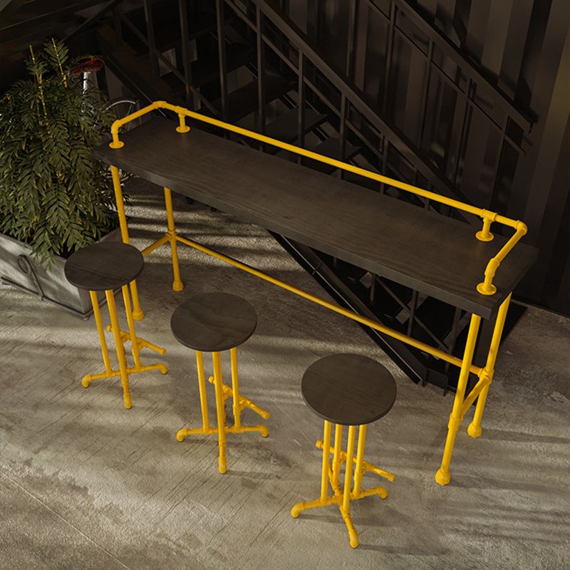 Industrial Yellow Counter Stools Iron Wooden Bar Stools with Footrest (Set of 2) Clearhalo 'Bar Furniture' 'Bar Stools' 'bar_stools' 'furn' 'furn_bar_stools' 'furniture_bar_stools' 'Kitchen & Dining Furniture' 'kitchen&dining_furn' 'kitchen' 'kitchen_furn' Furniture' 1200x1200_1ff96d0f-27c0-4e3b-aff3-362882b8d775
