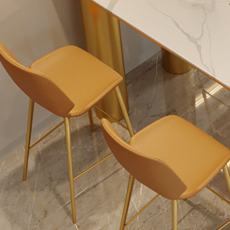 Taburete de cuero de cuero de cuero de cuero de cuero de cuero y taburete escandinavo