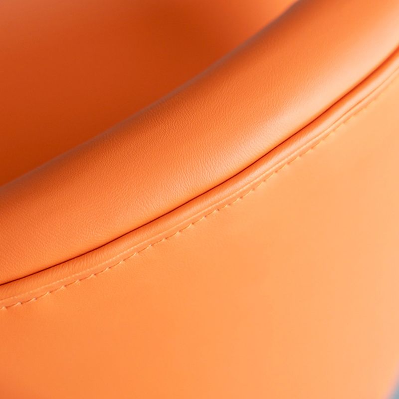 Draaibare verstelbare hoogte Bar Stool Industrial Faux lederen barkruk met voetsteun