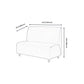 Gold Contemporary Glam Sofa 47.27"D x 25.59"W x 33.46"H 2-seat Sofa for Restaurant Clearhalo 'furn' 'furn_sofas' 'Furniture' 'furniture_sofas' 'kitchen' 'kitchen_sofas' 'Living Room Furniture' 'Sofa' 'sofas' 1200x1200_1ffb93ca-6612-4405-8d7c-0e93322579ae