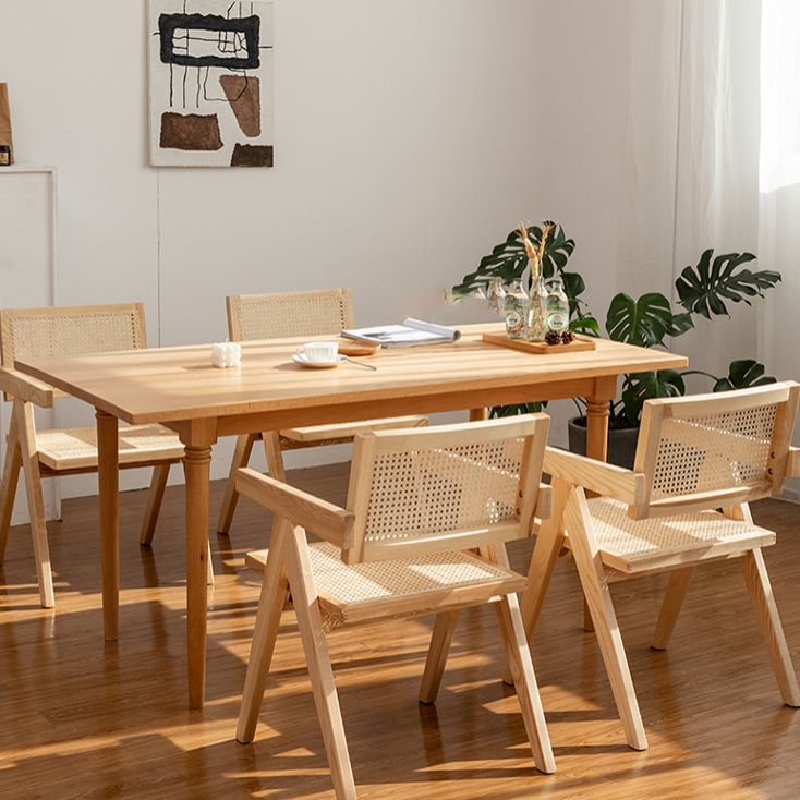 Modern Kitchen Side Dining Chairs Oak Wood Side Chairs for Home Clearhalo 'Dining Chairs' 'Dining Tables & Seating' 'dining_chair' 'furn' 'furn_dining_chair' 'Furniture' 'furniture_dining_chair' 'Kitchen & Dining Furniture' 1200x1200_1ffcb57c-aac5-4890-a2dc-2d4605c50e45