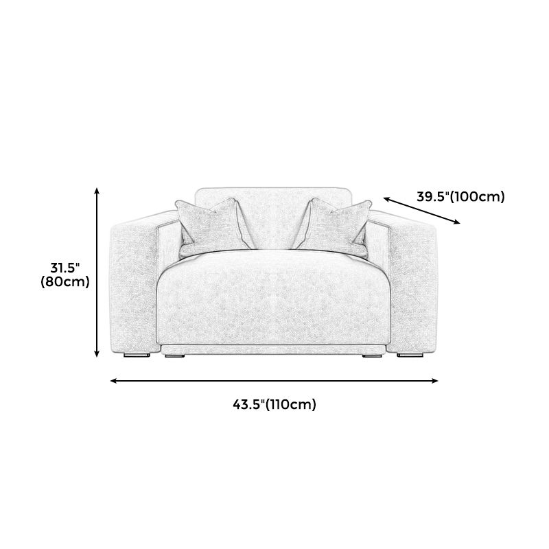 30" High Square Arm Modern Standard Sofa with Tight Back for Living Room, Apartment Clearhalo 'furn' 'furn_sofas' 'Furniture' 'furniture_sofas' 'kitchen' 'kitchen_sofas' 'Living Room Furniture' 'Sofa' 'sofas' 1200x1200_1ffd0350-553d-4eca-b1c6-afefcd4b5ef2