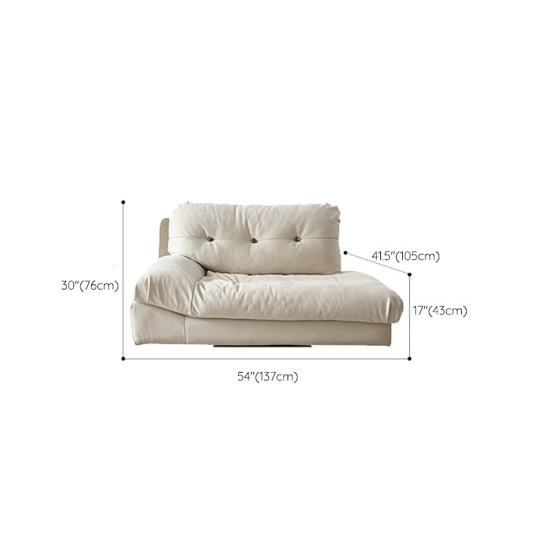 Modern Chaise Square Arms Chaise Lounge Couch for Living Room Clearhalo 'Chairs & Seating' 'Chaise Lounge' 'chaise_lounge' 'furn' 'furn_chaise_lounge' 'Furniture' 'Living Room Furniture' 1200x1200_1ffee8f5-b5d1-46e3-beac-d538e1d5bc3a