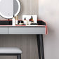 Vanity in legno ingegnerizzato contemporaneo 37,8 "H Vanity set con sgabello