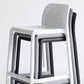 Industrial Plastic Low Back Bar Stool Armless Stackable Bar Stool Clearhalo 'Bar Furniture' 'Bar Stools' 'bar_stools' 'furn' 'furn_bar_stools' 'Furniture' 'Kitchen & Dining Furniture' 1200x1200_2000413d-5001-4e31-bff7-9bf56ddc4ee7