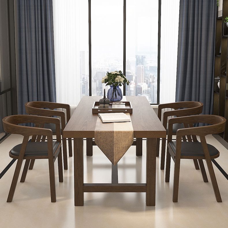 Farmhouse Style Kitchen Sintered Stone Furniture of Standard Height Formal Dining Room Table Set Clearhalo 'Dining Room Sets' 'Dining Tables & Seating' 'dining_room_set' 'furn' 'furn_dining_room_set' 'Furniture' 'furniture_dining_room_set' 'Kitchen & Dining Furniture' 'kitchen&dining_furn' 'kitchen' 1200x1200_20011da2-ad4c-43e8-bc53-88b3954dda49