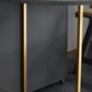 Simplicity Style Dinner Table Trestle Base Folding Furniture,59"L x 31.5"W x 29.5"H Clearhalo 'Dining Tables & Seating' 'Dining Tables' 'dining_table' 'furn' 'furn_dining_table' 'Furniture' 'Kitchen & Dining Furniture' 1200x1200_20024858-aa10-422c-8e3a-f5a0228cb608