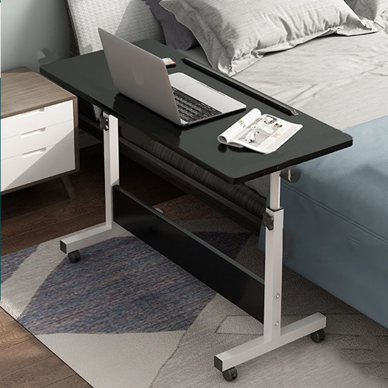 Modern Writing Desk Wooden Adjustable Standing Desk with Caster Wheel Clearhalo 'furn' 'furn_office_desk' 'Furniture' 'Office Desks' 'Office Furniture' 'office_desk' 1200x1200_20048556-b3cf-4ba0-b701-d76d1a35fd86