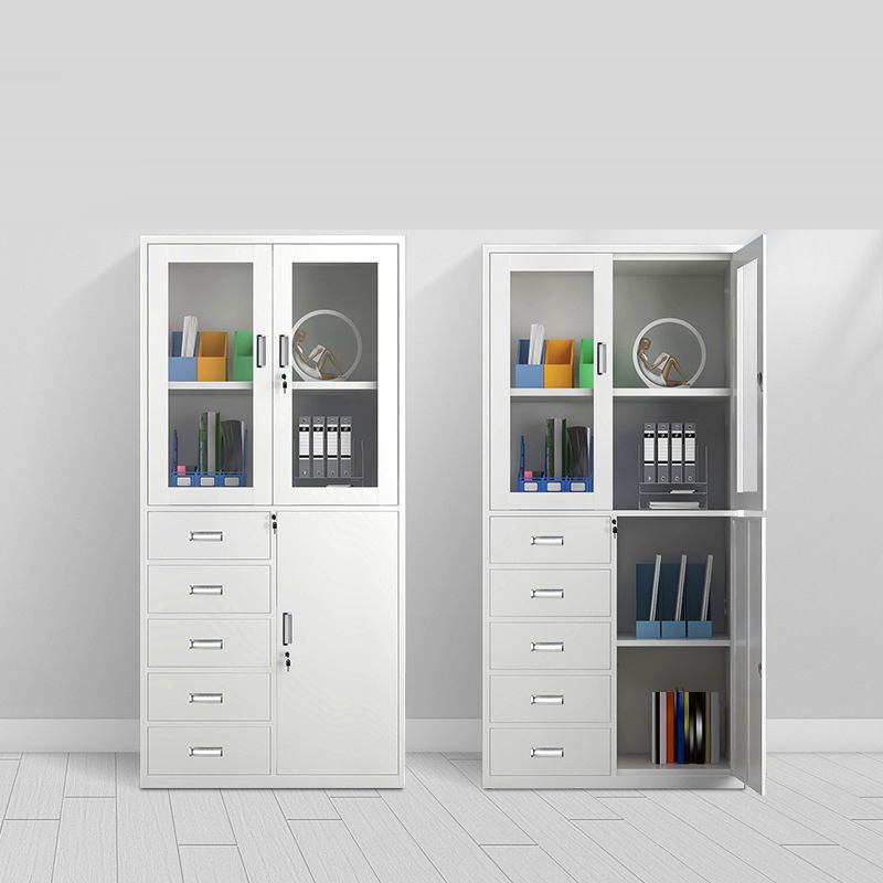 Moderner Glastatkabinett Feste Farbanlagenschrank für Home Office