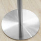 Tulip Base Industrial Dining Table Silver Stainless Steel Fixed Table Clearhalo ' dining_table' 'Dining Tables & Seating' 'Dining Tables' 'furn' 'furn_dining_table' 'Furniture' 'furniture_dining_table' 'Kitchen & Dining Furniture' 'kitchen&dining_furn' 'kitchen' 'kitchen_dining_table' 1200x1200_200831a3-6e6b-46f9-aa23-5d6bc4f2ae61