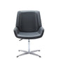 Modern Office Chair No Wheels Upholstered No Distressing Desk Chair